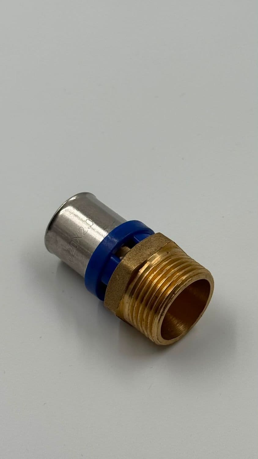 T-Flow - Übergangsnippel 20 x  3/4 AG