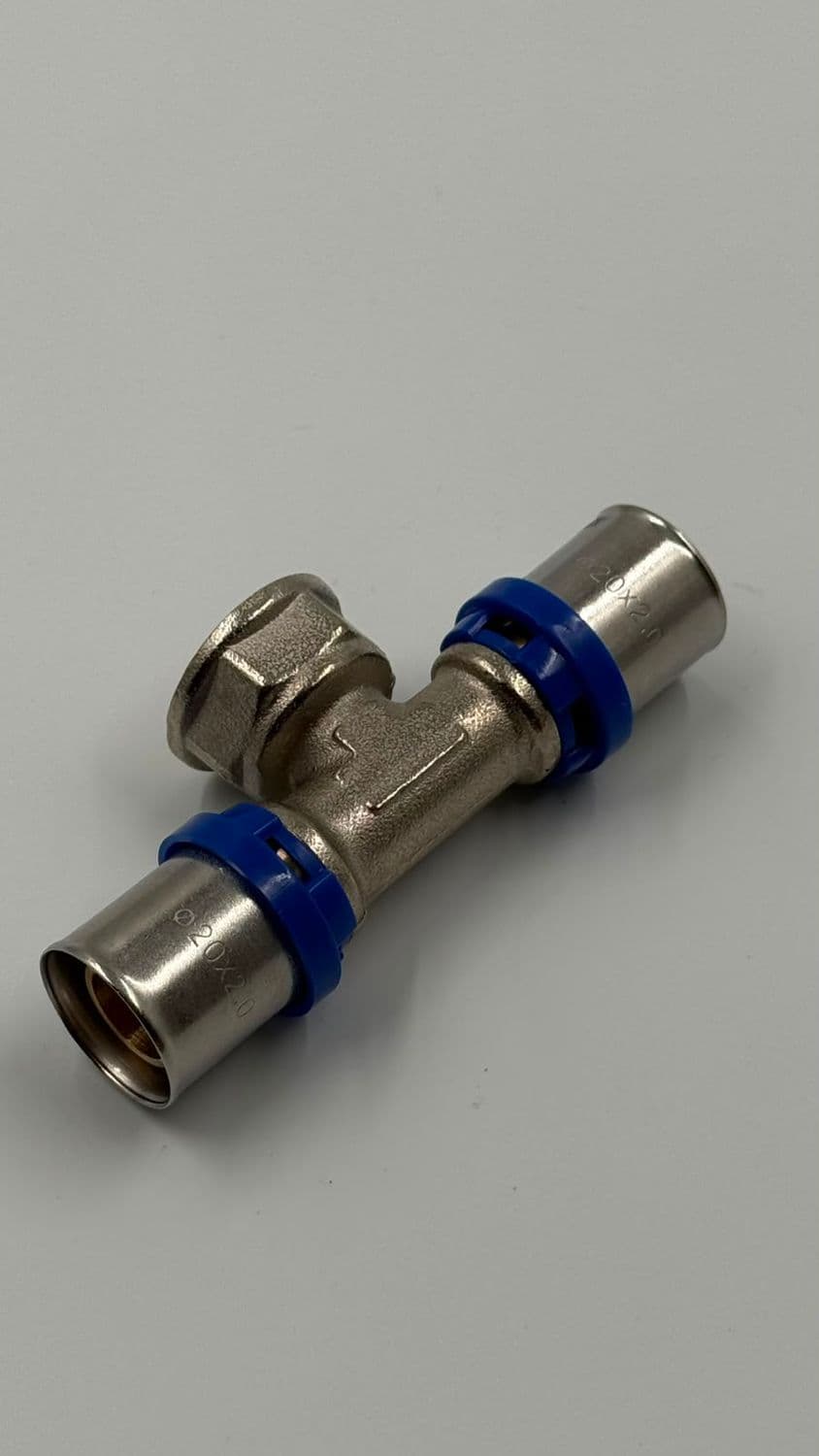 T-Flow - T - Stück 20 x 2mm x  1/2 x 20 x2mm